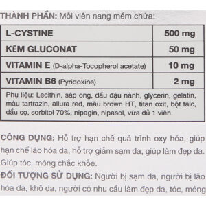 L-CYSTIN B6: 10 X 10 VIÊN NANG MỀM