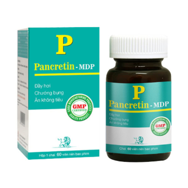 PANCRETIN-MDP: HỘP 10 VỈ X 10 VIÊN NÉN