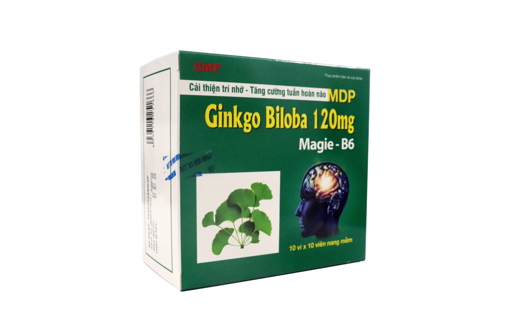 GINKGO BILOBA 120 MAGIE B6 HỘP 10 VỈ X 10 VIÊN NANG MỀM