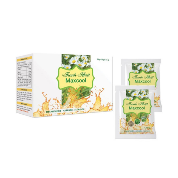 Thanh nhiệt Maxcool – Hỗ trợ thanh nhiệt, giảm rôm sảy, mụn nhọt do cơ thể nóng nhiệt